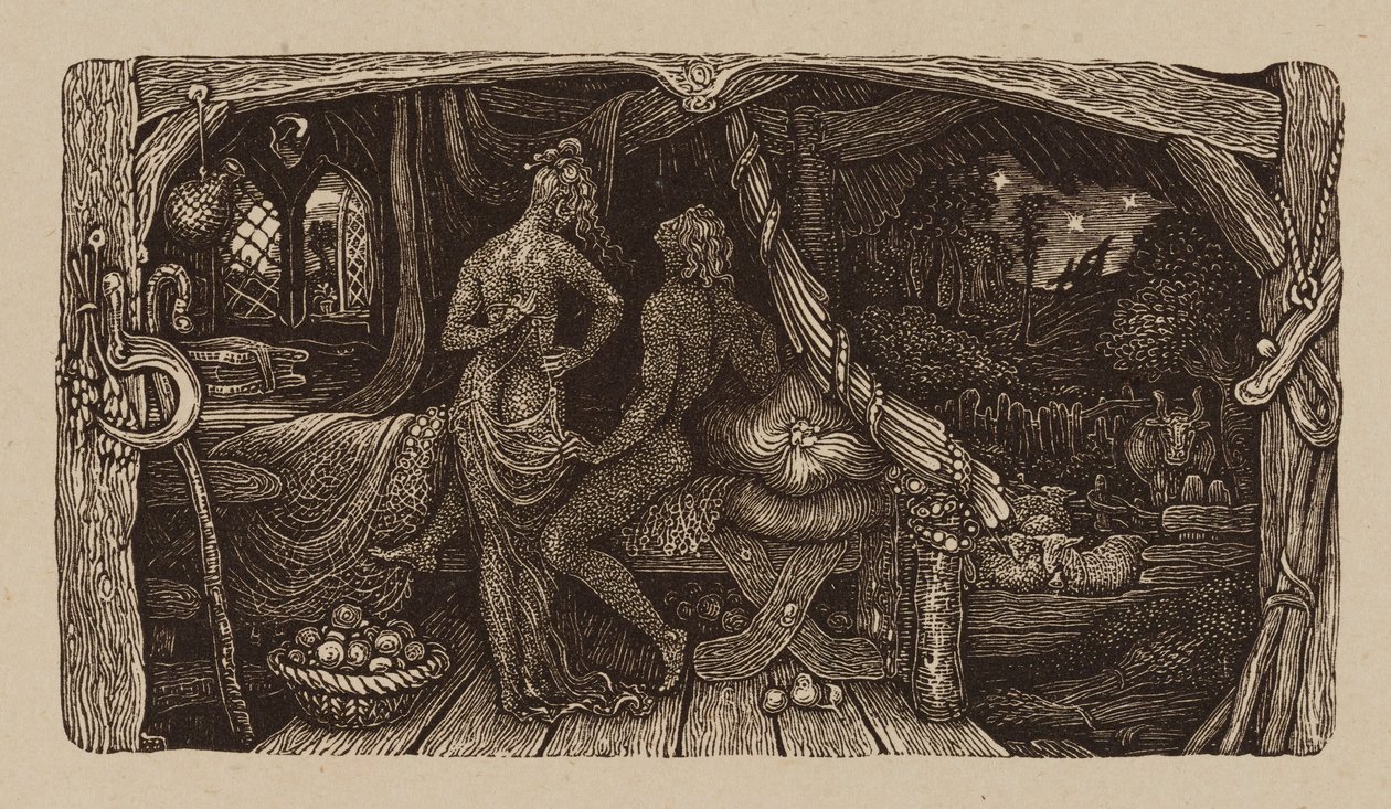 Idylle de chambre - Edward Calvert