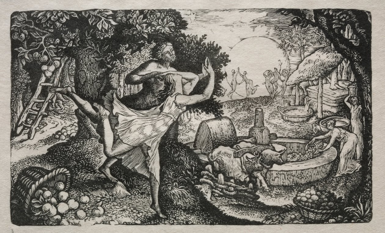 La Fête du cidre : Une vision de joie et de gratitude, 1829 - Edward Calvert
