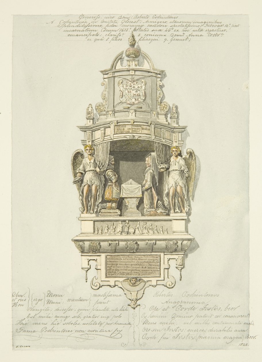 Monument à Robert Codrington - Edward Cashin
