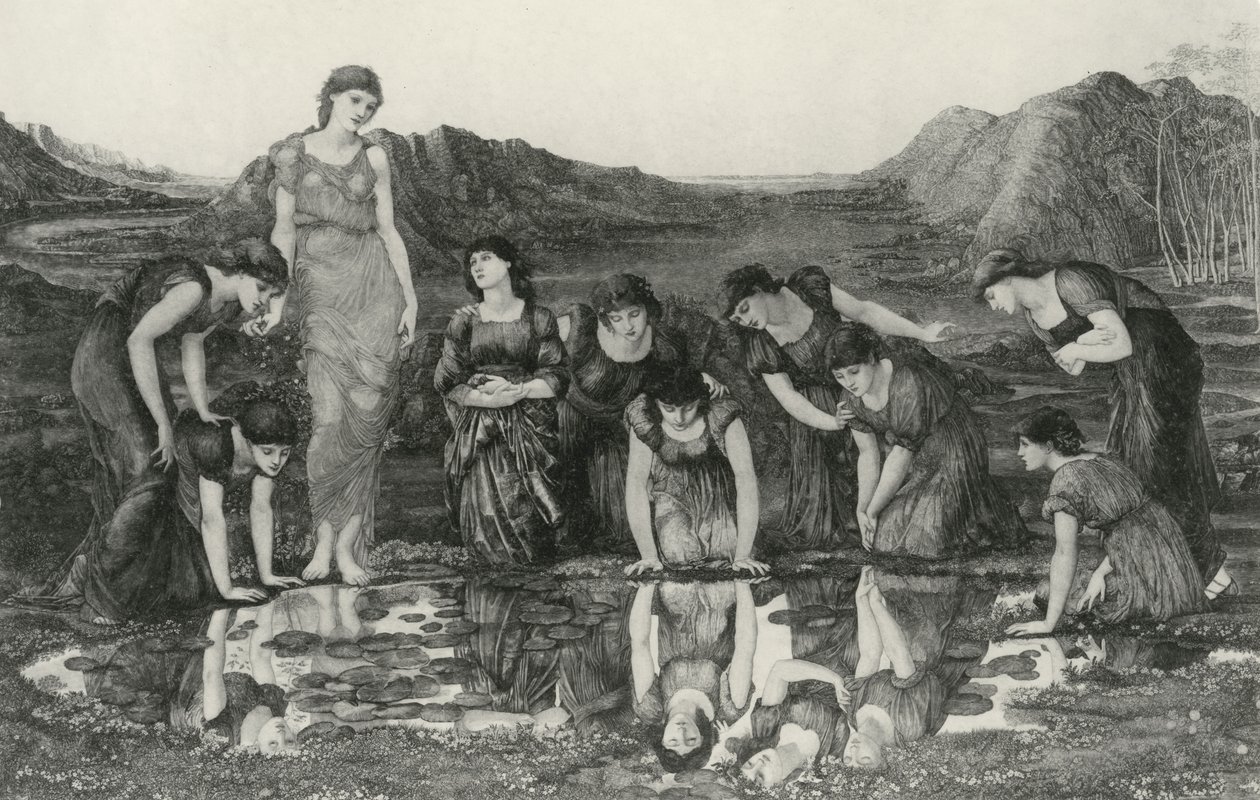Le miroir de Vénus - Edward Coley (after) Burne Jones