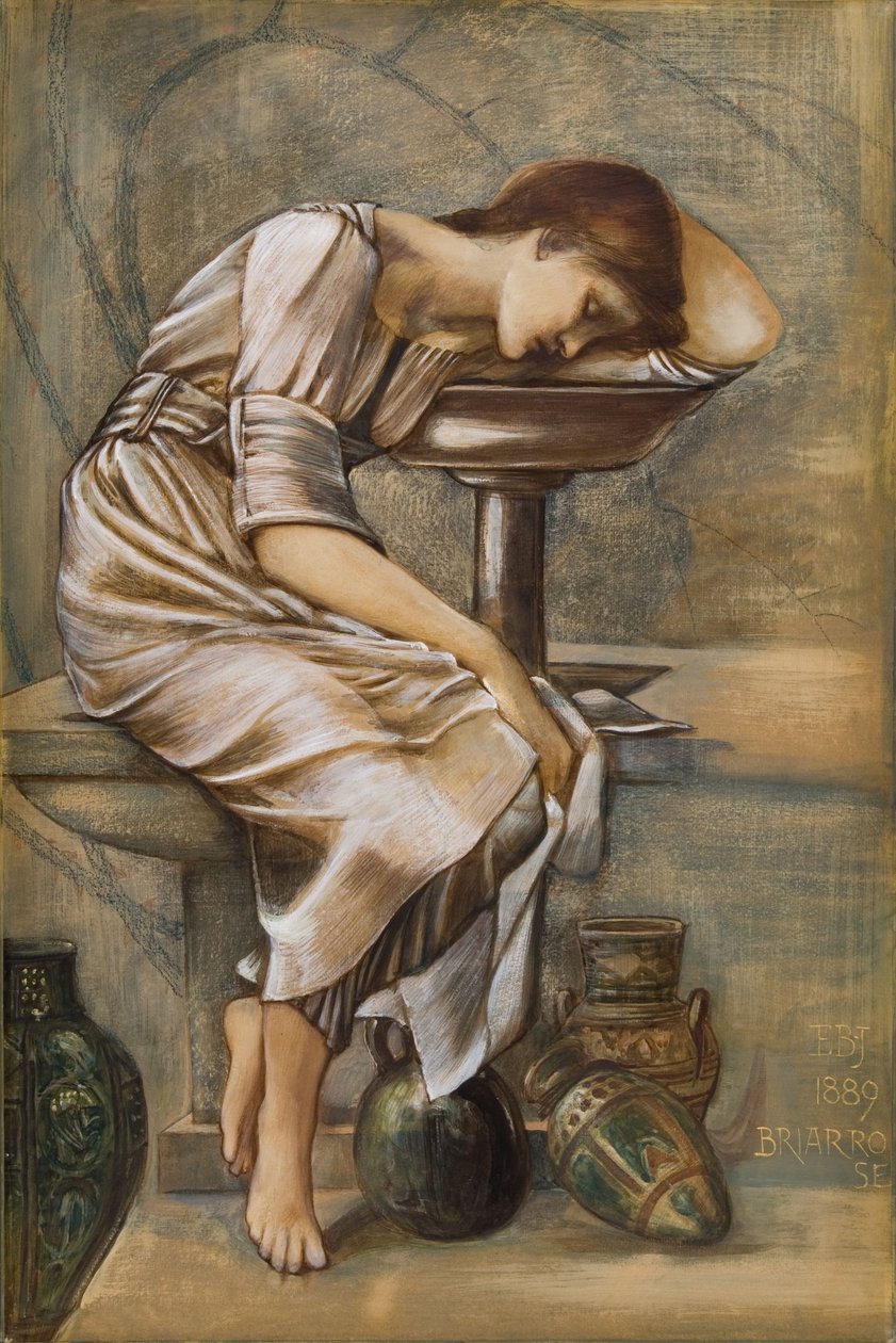 Étude pour la série Briar Rose - Edward Coley Burne Jones