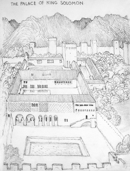 Le palais du roi Salomon - Edward Coley Burne Jones