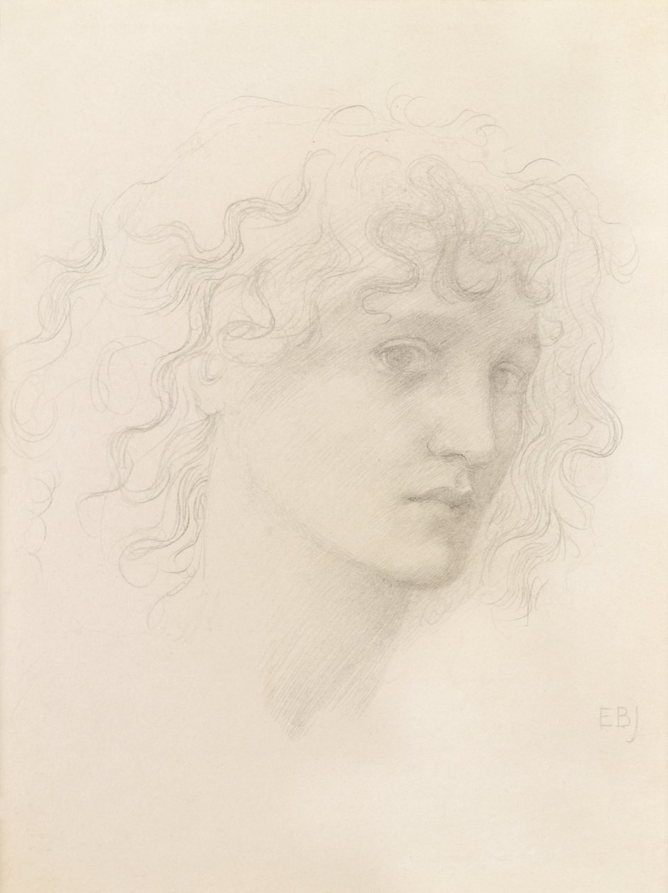 Tête de May Morris - Edward Burne Jones