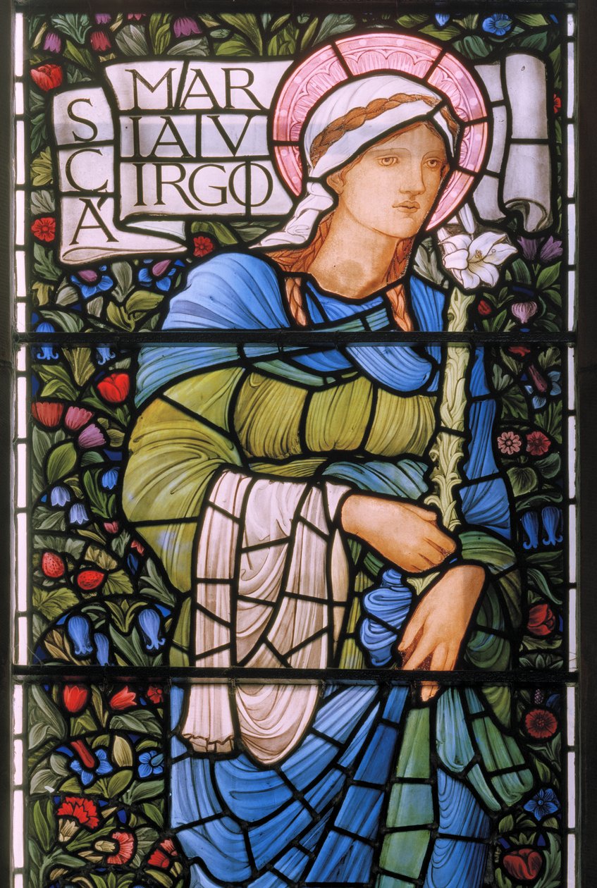 La Vierge Marie, Fenêtre Est - Edward Burne Jones