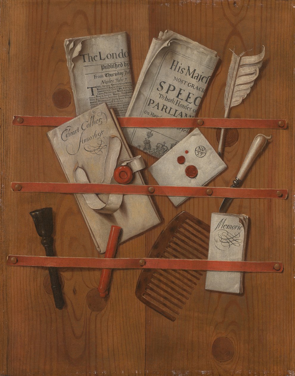 Un porte-lettres - Edward Collier