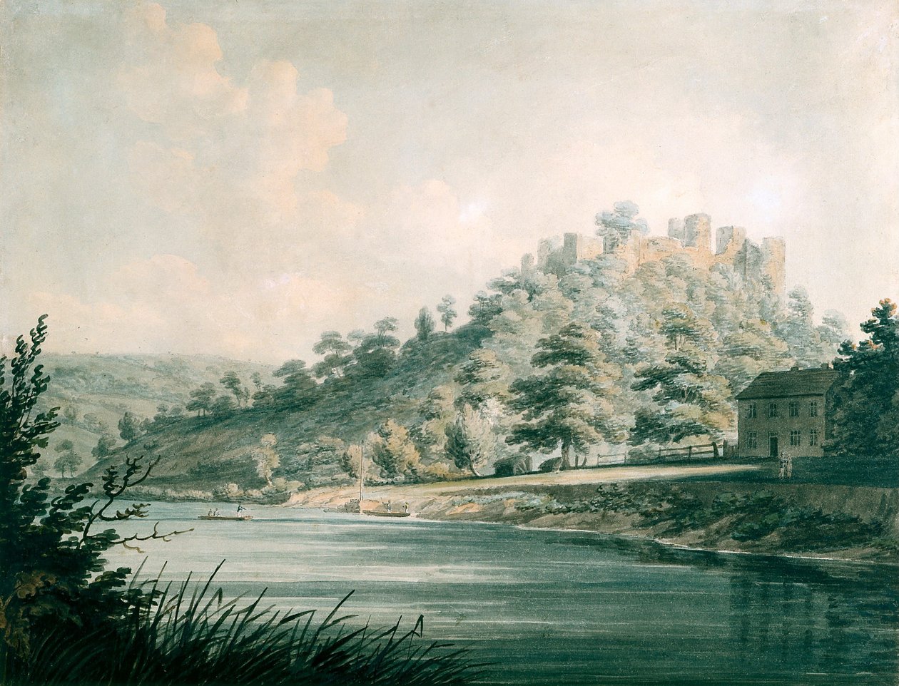 Le château de Goodrich sur la rivière Wye - Edward Dayes