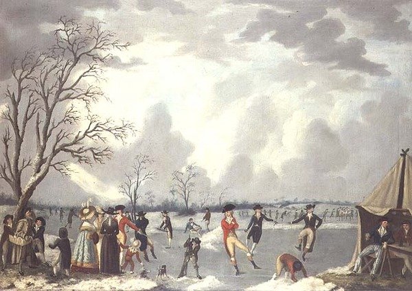 Scène de Patinage - Edward Dayes