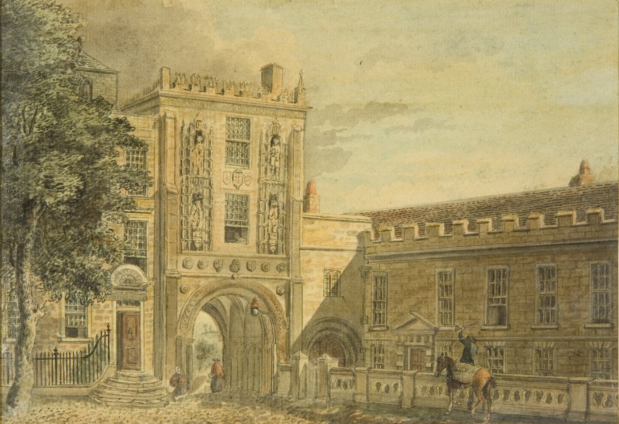 Vue nord du portail du collège - Edward Eyre