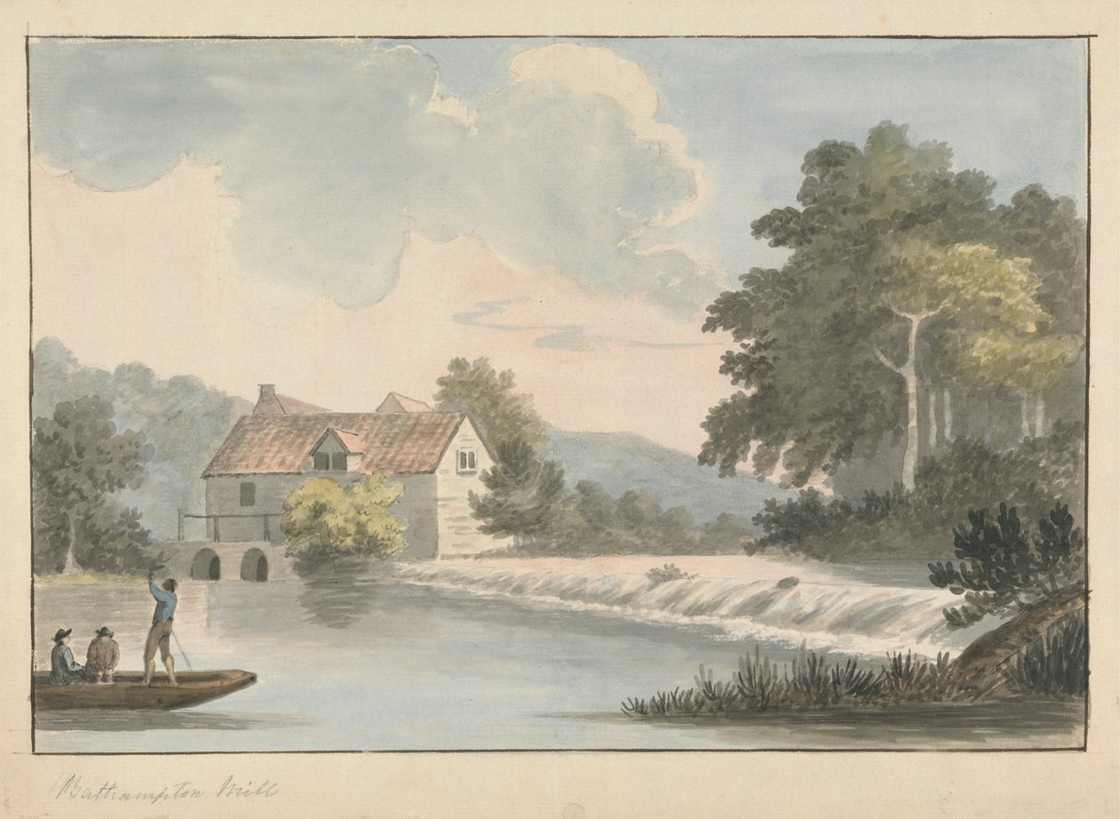 Moulin de Bathampton - Edward Francis Burney