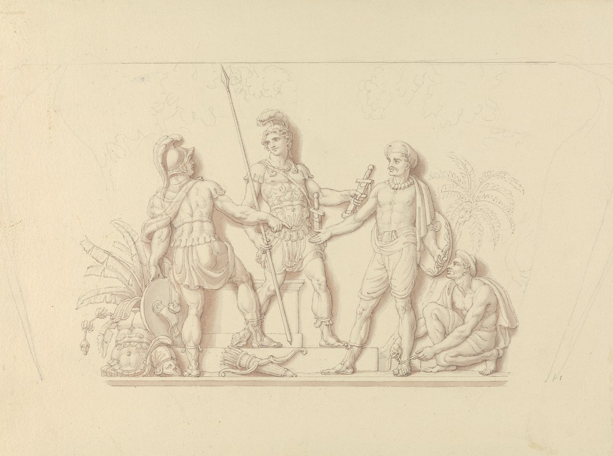 Mettre des armes dans les mains des Indiens - Edward Francis Burney
