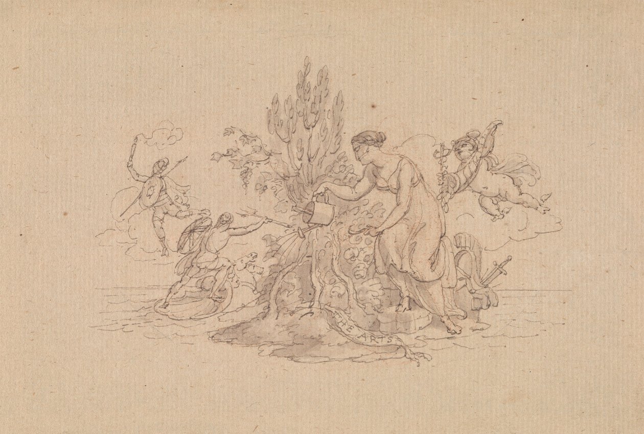 Les arts - Edward Francis Burney