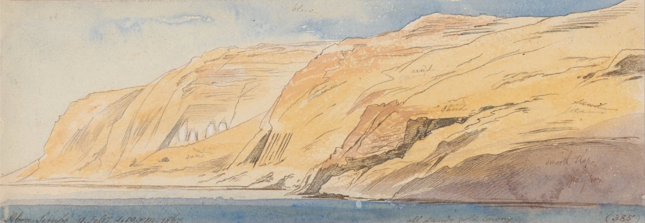 Abou Simbel, 13h10, 9 février 1867 (385) - Edward Lear