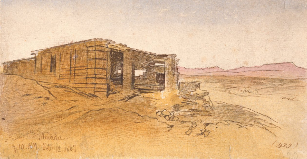 Amada, 7 h 10, 12 février 1867 (420) - Edward Lear