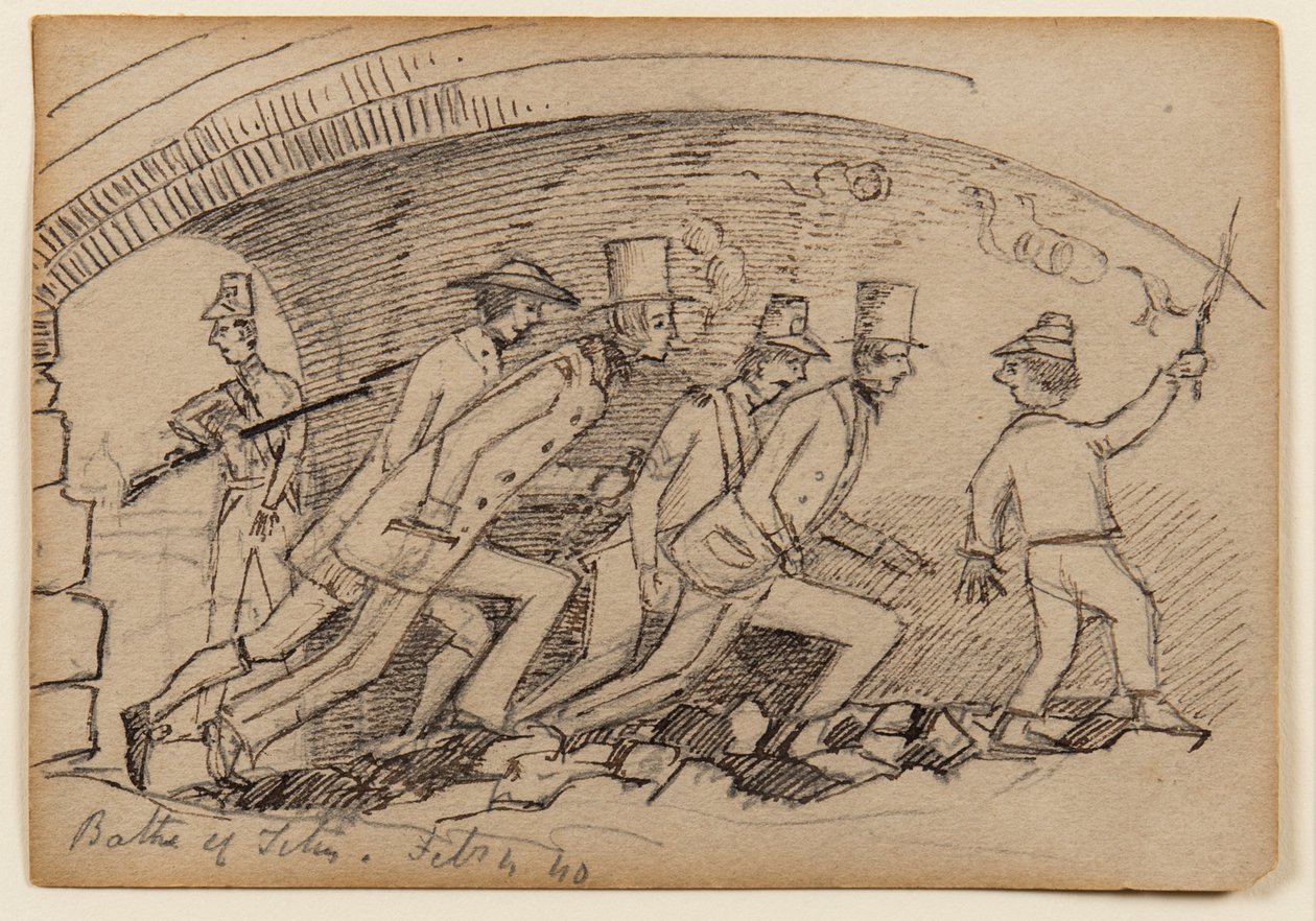Thermes de Titus, 1840 - Edward Lear