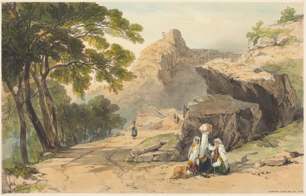 Cervara - Edward Lear