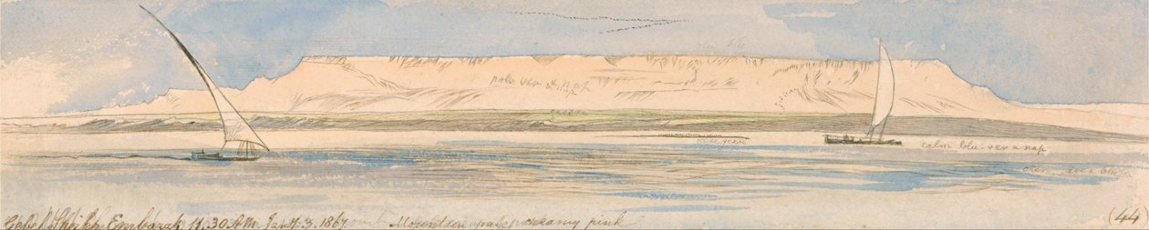 Gebel Sheikh Embarak - Edward Lear