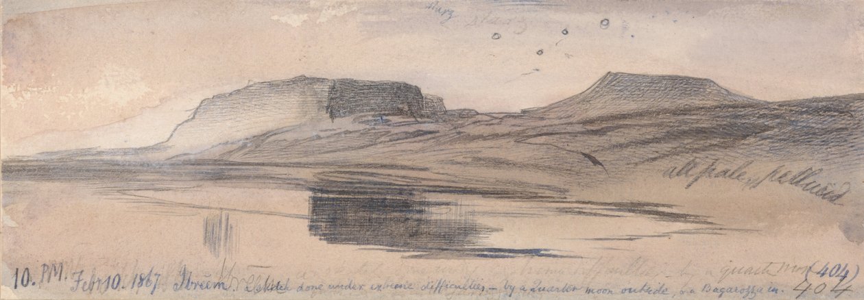 Ibreem, 22 heures, 10 février 1867 (404) - Edward Lear