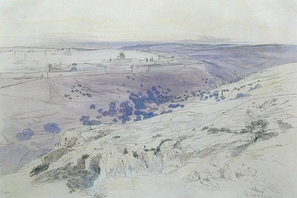 Jérusalem, 24-28 avril 1858 - Edward Lear