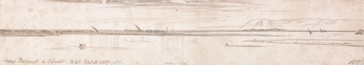 Près de Benout amp ; Assioot - Edward Lear
