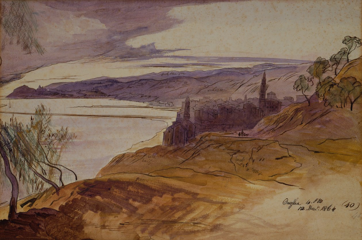 Oneglia - Edward Lear