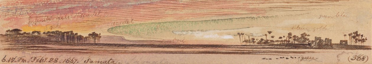 Samata ; 28 février 1867, 18 h 15 (568) - Edward Lear