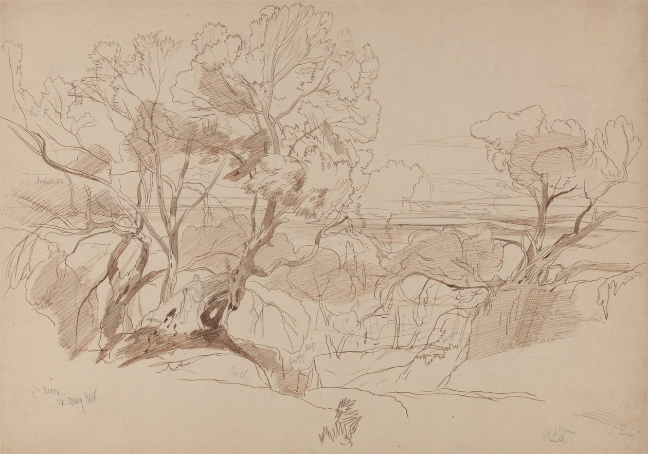 Santa Decca, Corfou, le 28 mai 1848 (126) - Edward Lear