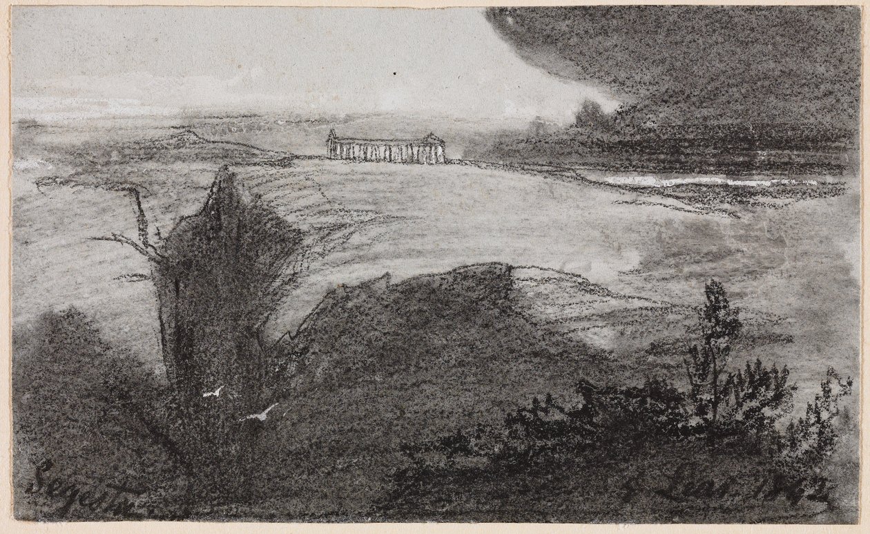 Ségeste - Edward Lear