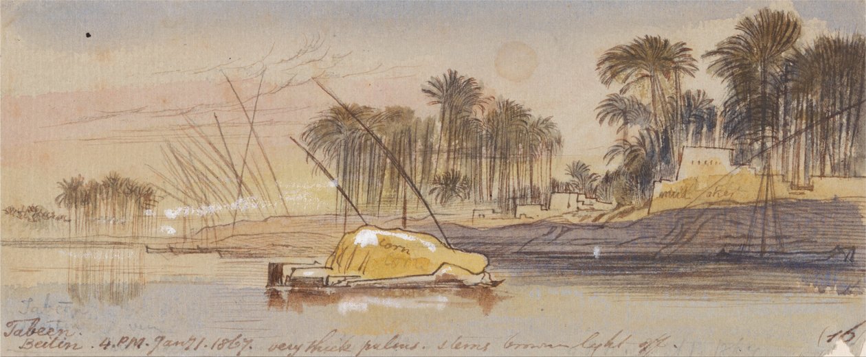 Tabeen Berlin, 16 heures, 1er janvier 1867 (16) - Edward Lear