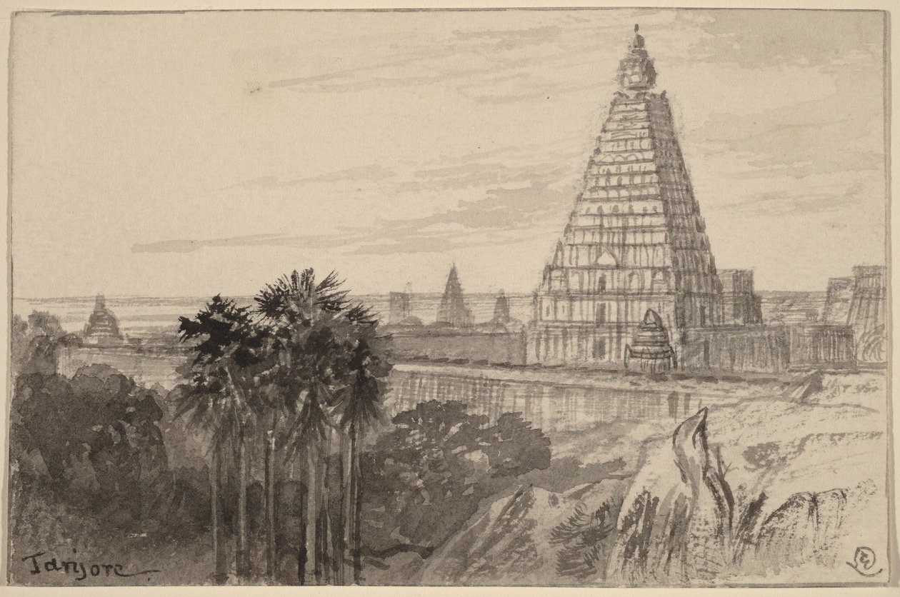 Tanjore, Inde - Edward Lear