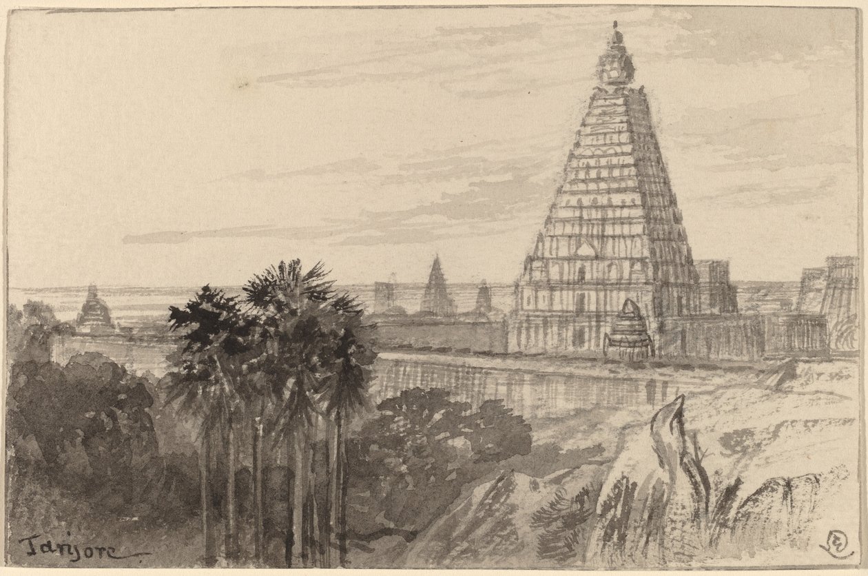 Tanjore, Inde, 1884-1885 - Edward Lear