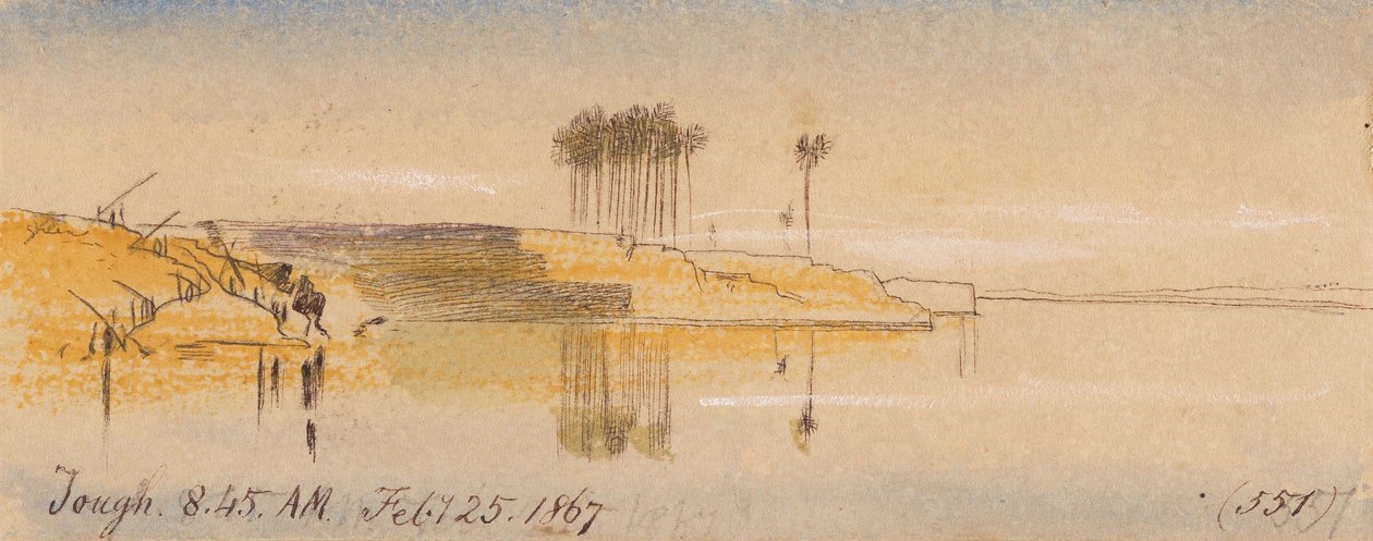 Difficile ; 8 h 45, le 25 février 1867 (551) - Edward Lear