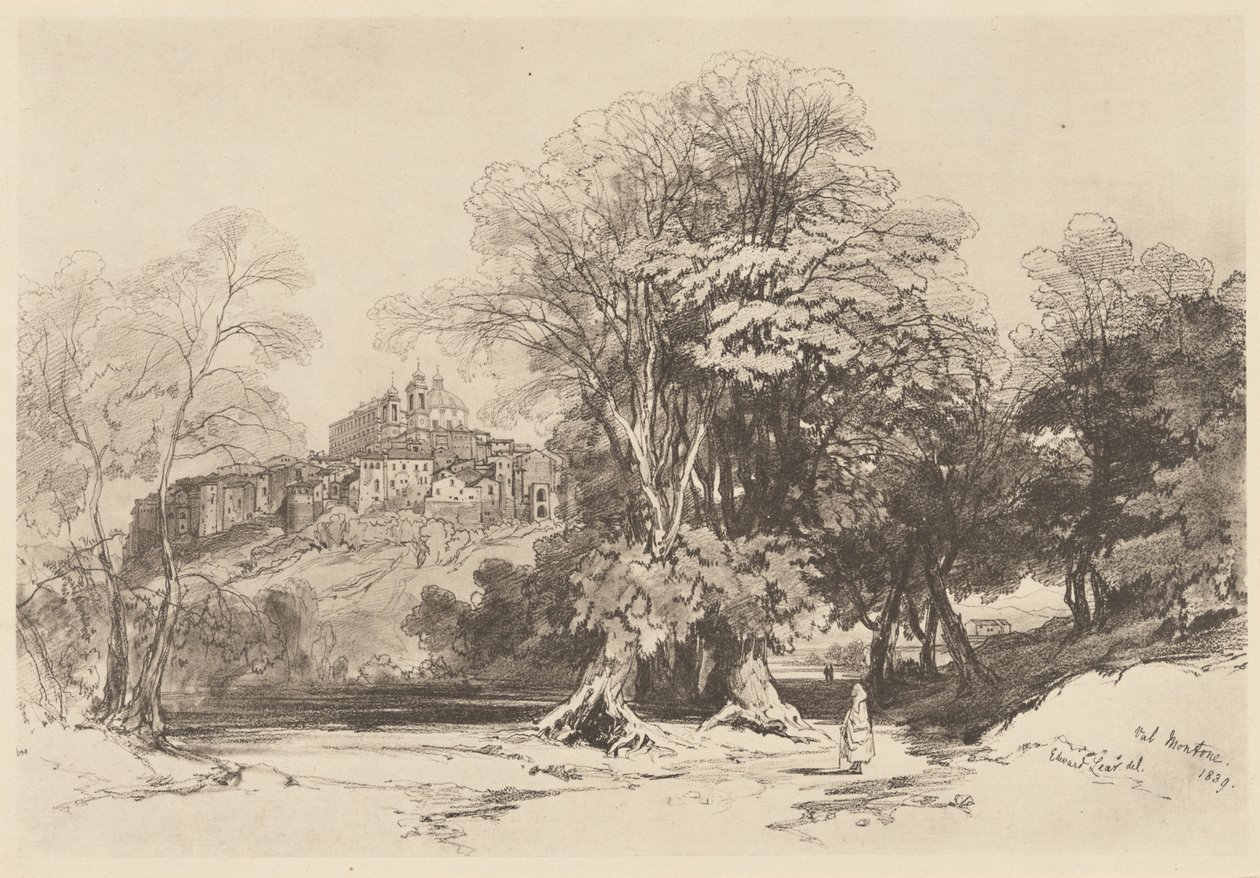 Vallée de la Montone - Edward Lear