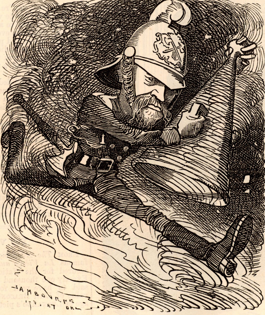 Eyre Massey Shaw (1830-1908) - Edward Linley Sambourne