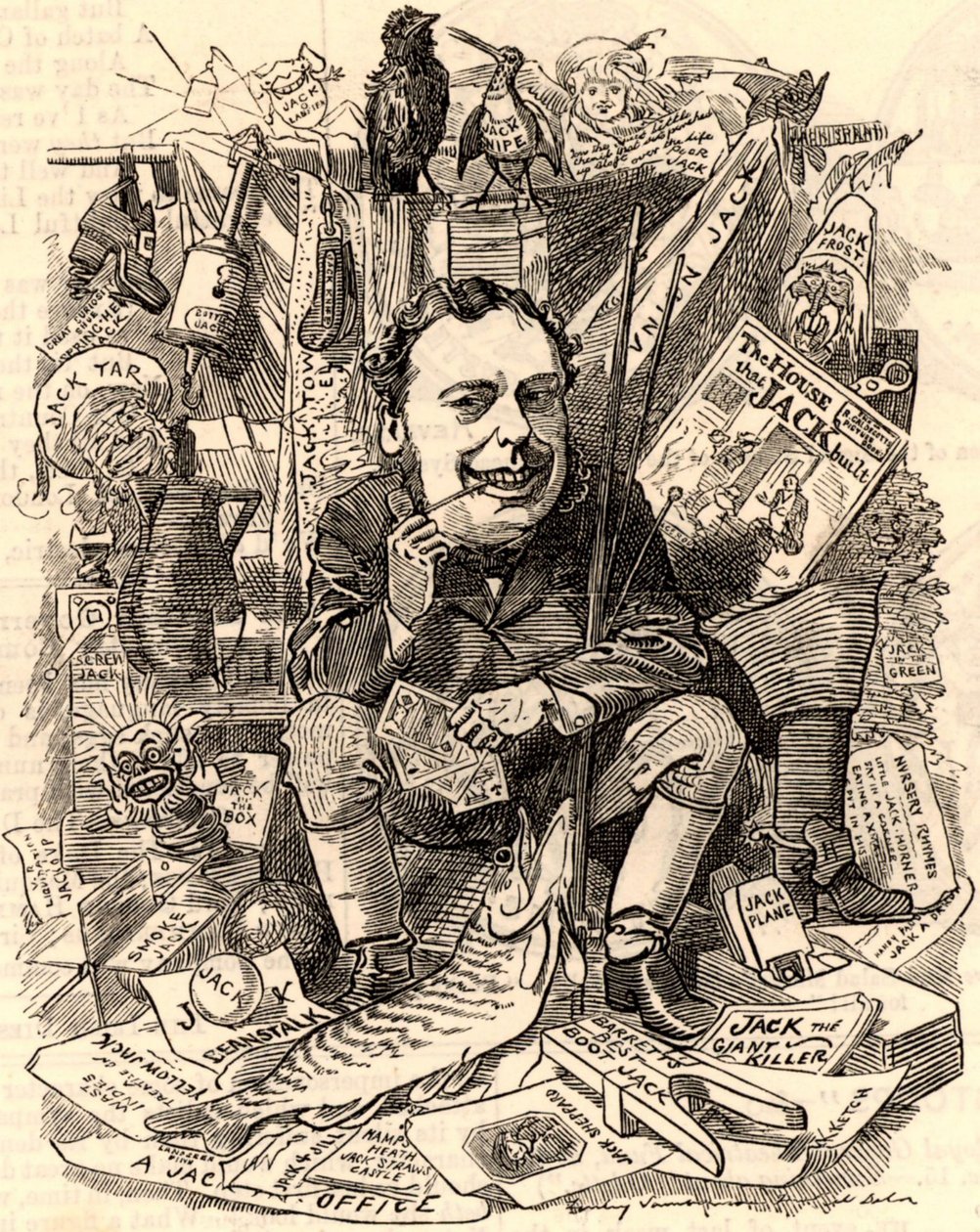 Portrait de John Holker - Edward Linley Sambourne