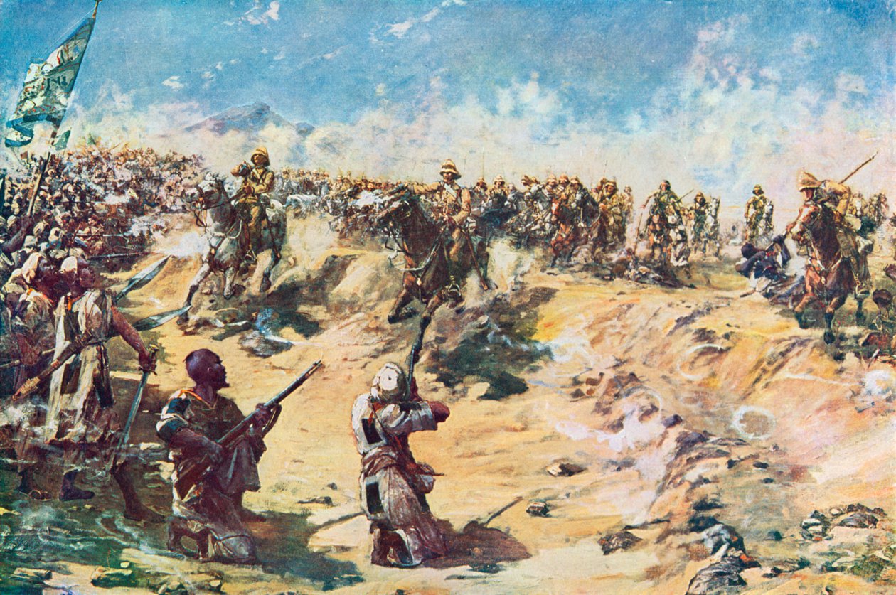 La charge des 21e lanciers à Omdurman, le 8 avril - Edward Matthew Hale