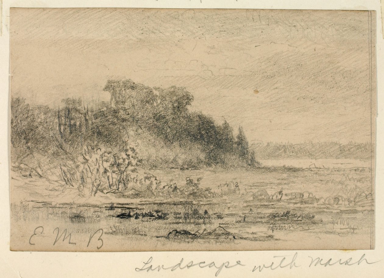 Paysage avec marais - Edward Mitchell Bannister
