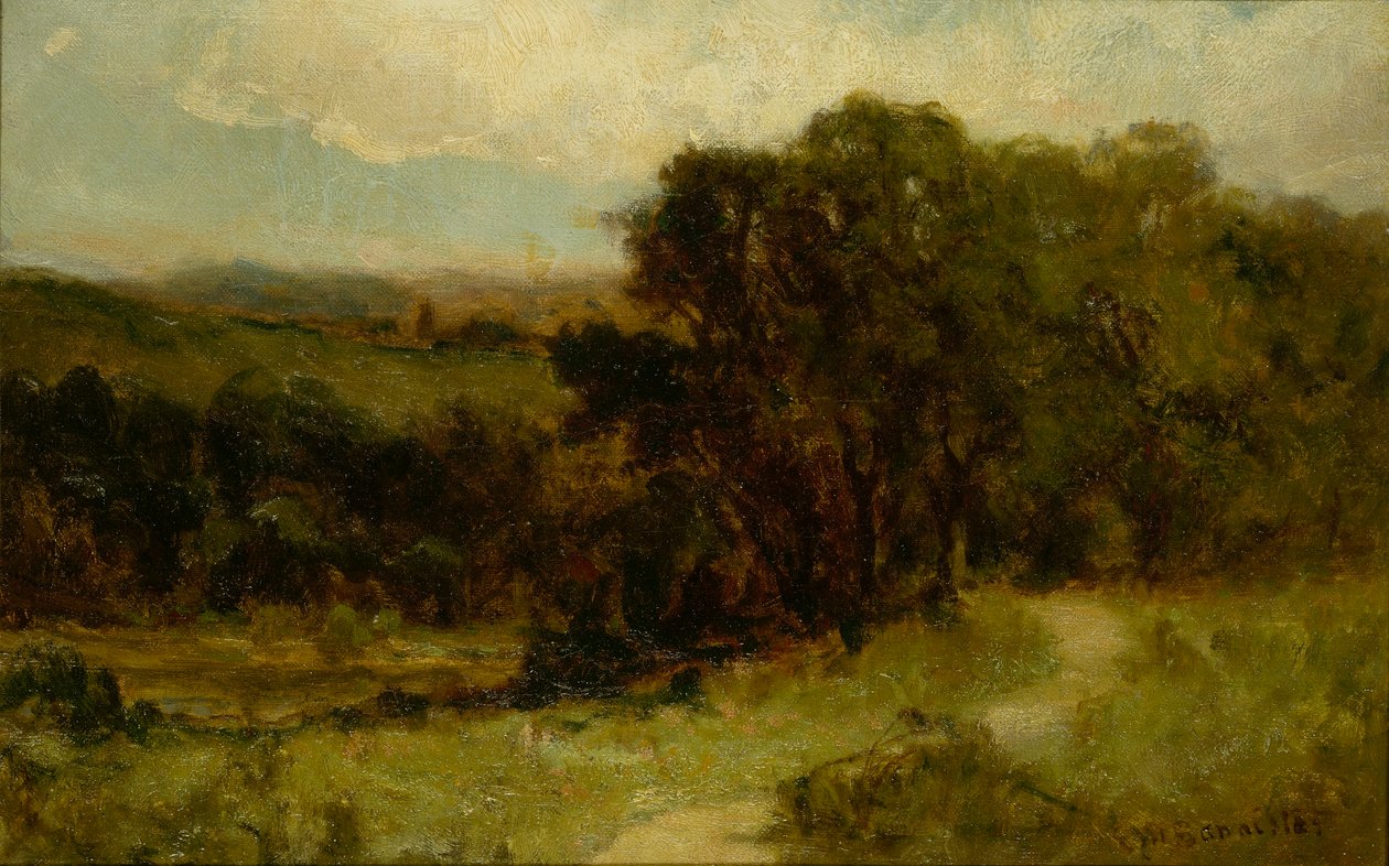 Sans titre (paysage avec une route près d