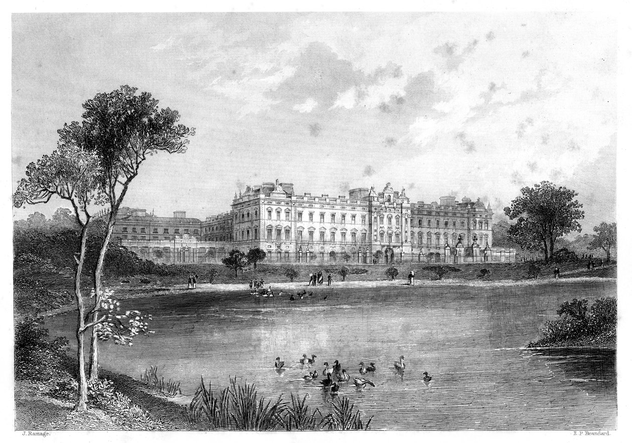 Palais de Buckingham, Londres, 1899 - Edward Paxman Brandard