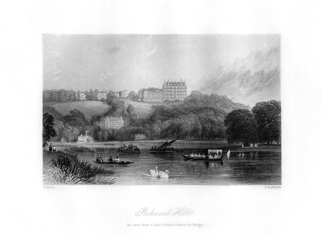 Richmond Hill, Richmond, 19e siècle - Edward Radclyffe