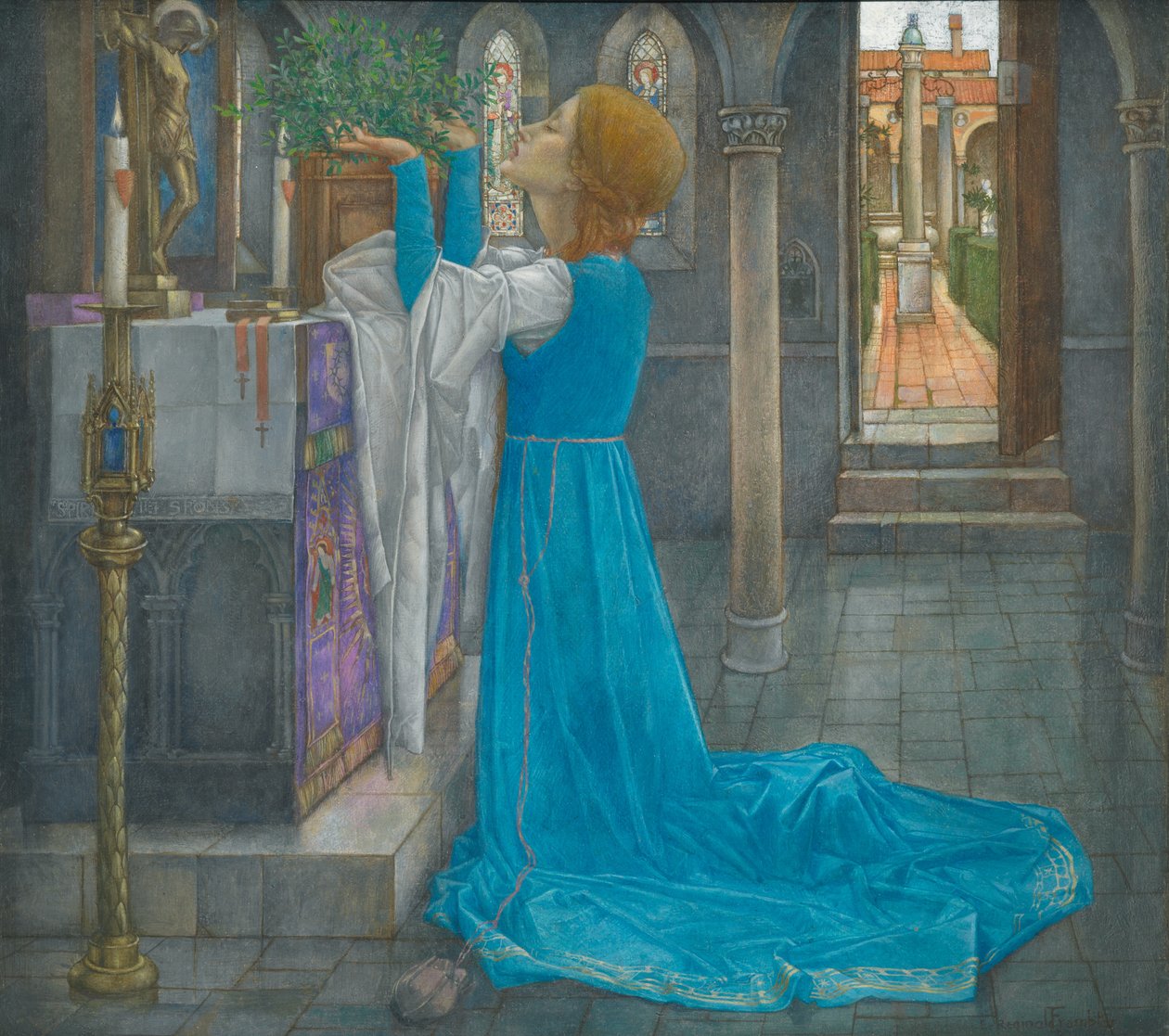 Isabella et le pot de basilic - Edward Reginald Frampton