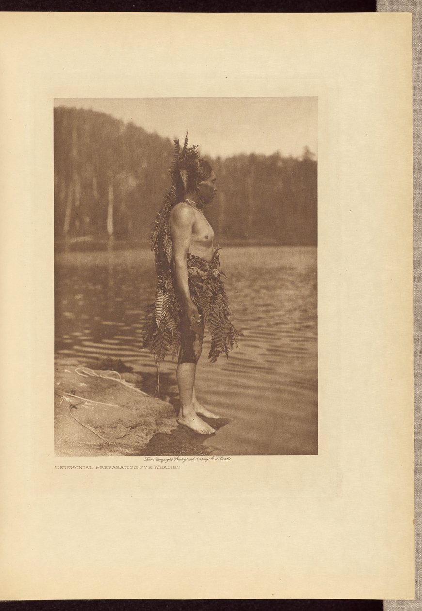 Cérémonie de préparation à la chasse à la baleine - Edward S. Curtis