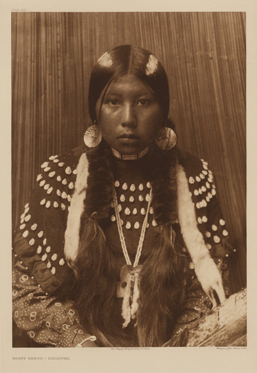 Robe « Dusty » - Kalispel - Edward S. Curtis