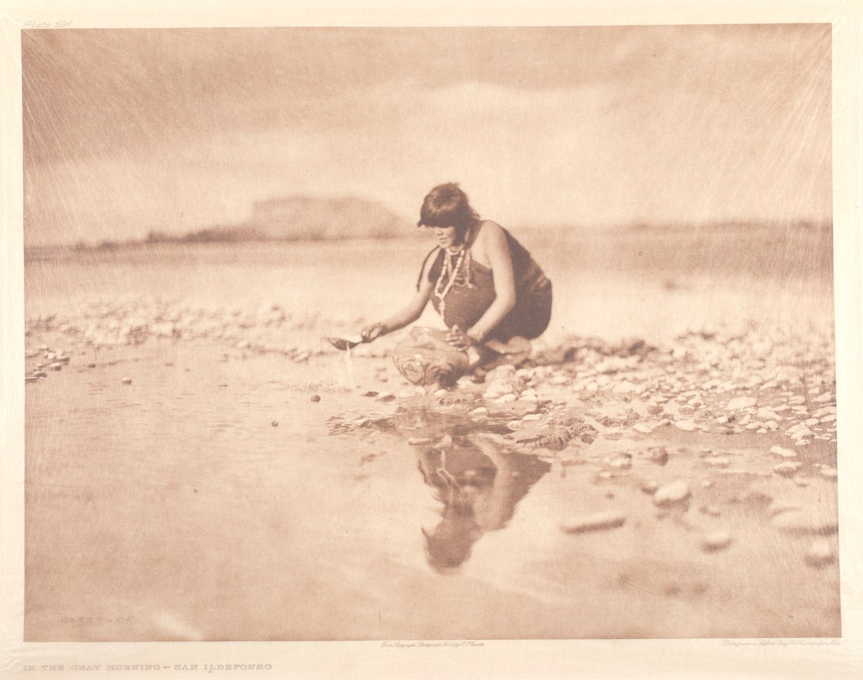 « Dans le matin gris », San Ildefonso - Edward S. Curtis