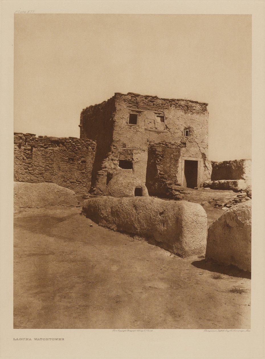 La tour de guet de Laguna - Edward S. Curtis