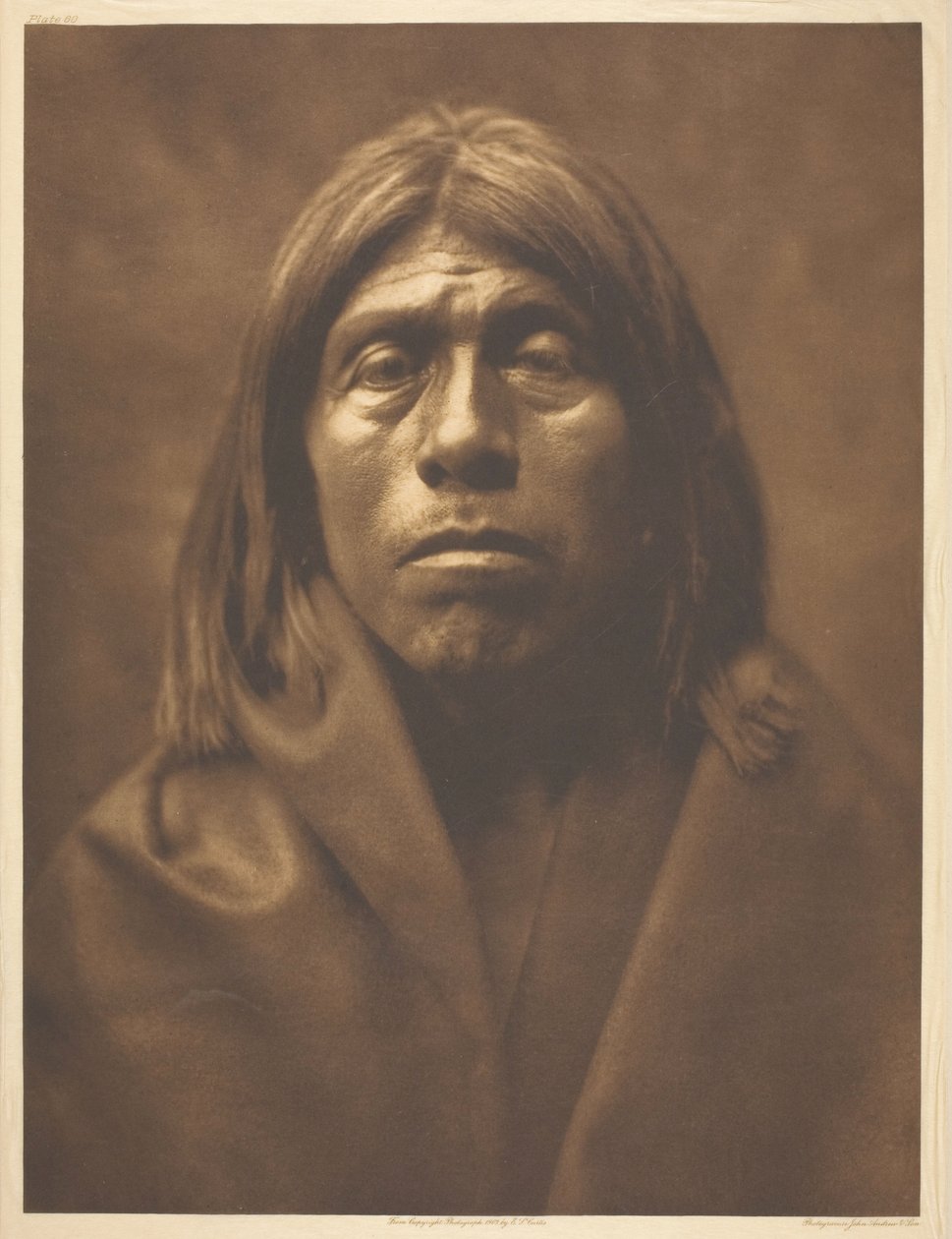 Quniáika - Mohave - Edward S. Curtis