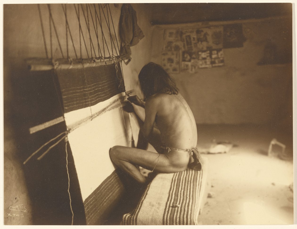 [Le tisseur - Hopi] - Edward S. Curtis