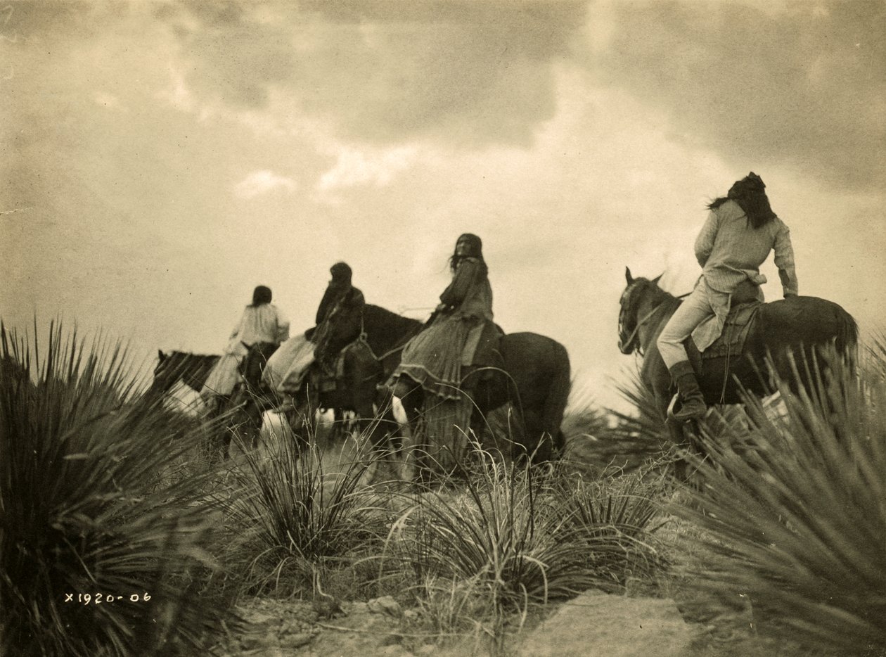 Avant la tempête, vers 1906 (photo n/b) - Edward Sheriff Curtis