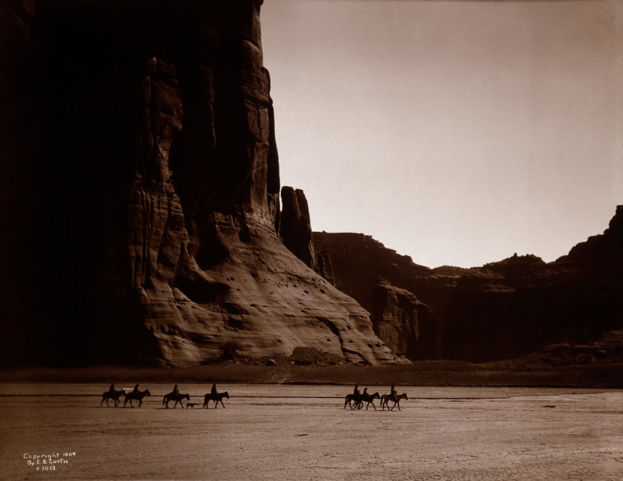 Canyon de Chelly - Navajo par Edward S. Curtis - Edward Sheriff Curtis