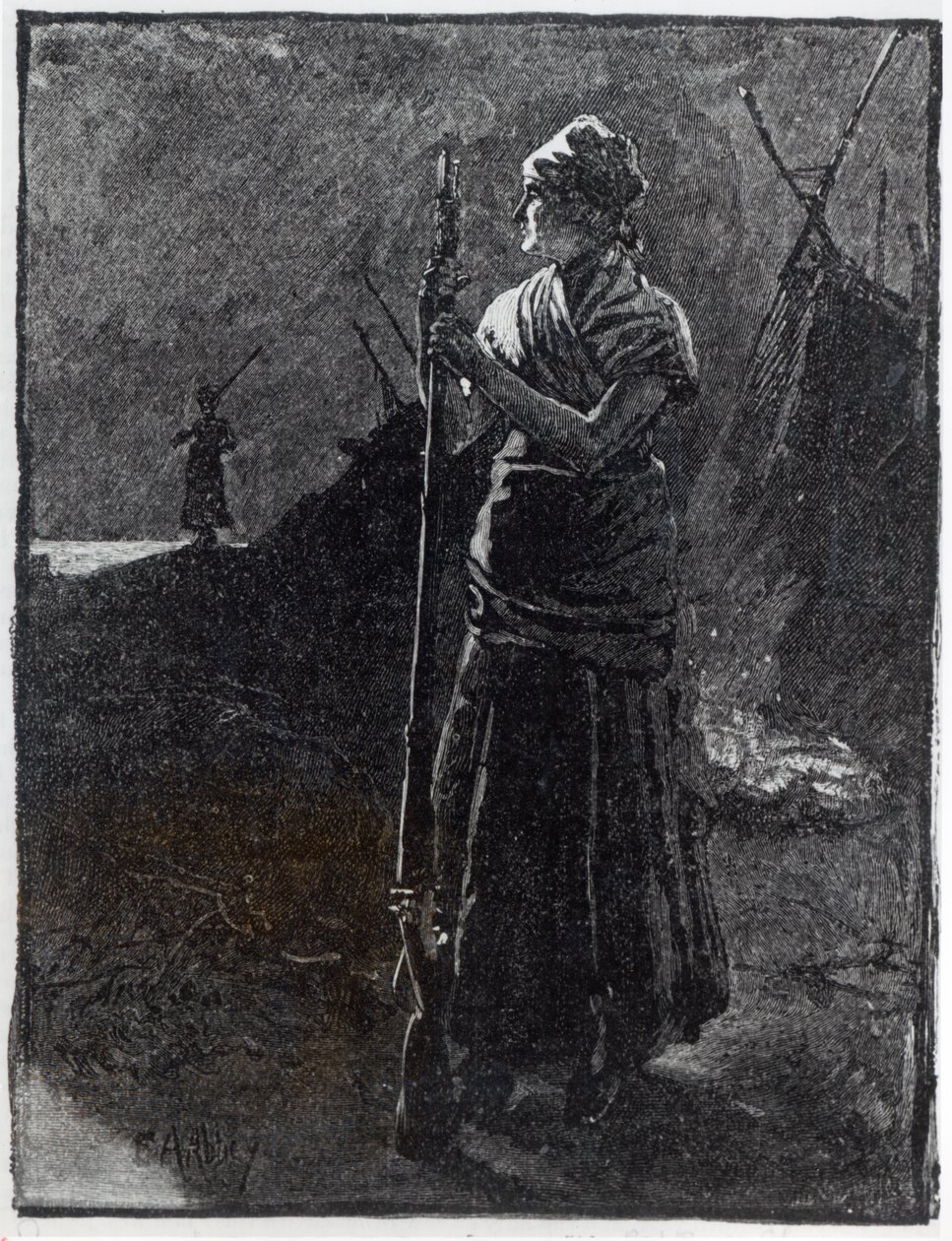 Un Colon de la Rivière Rouge, 1878 - Edwin Austin Abbey