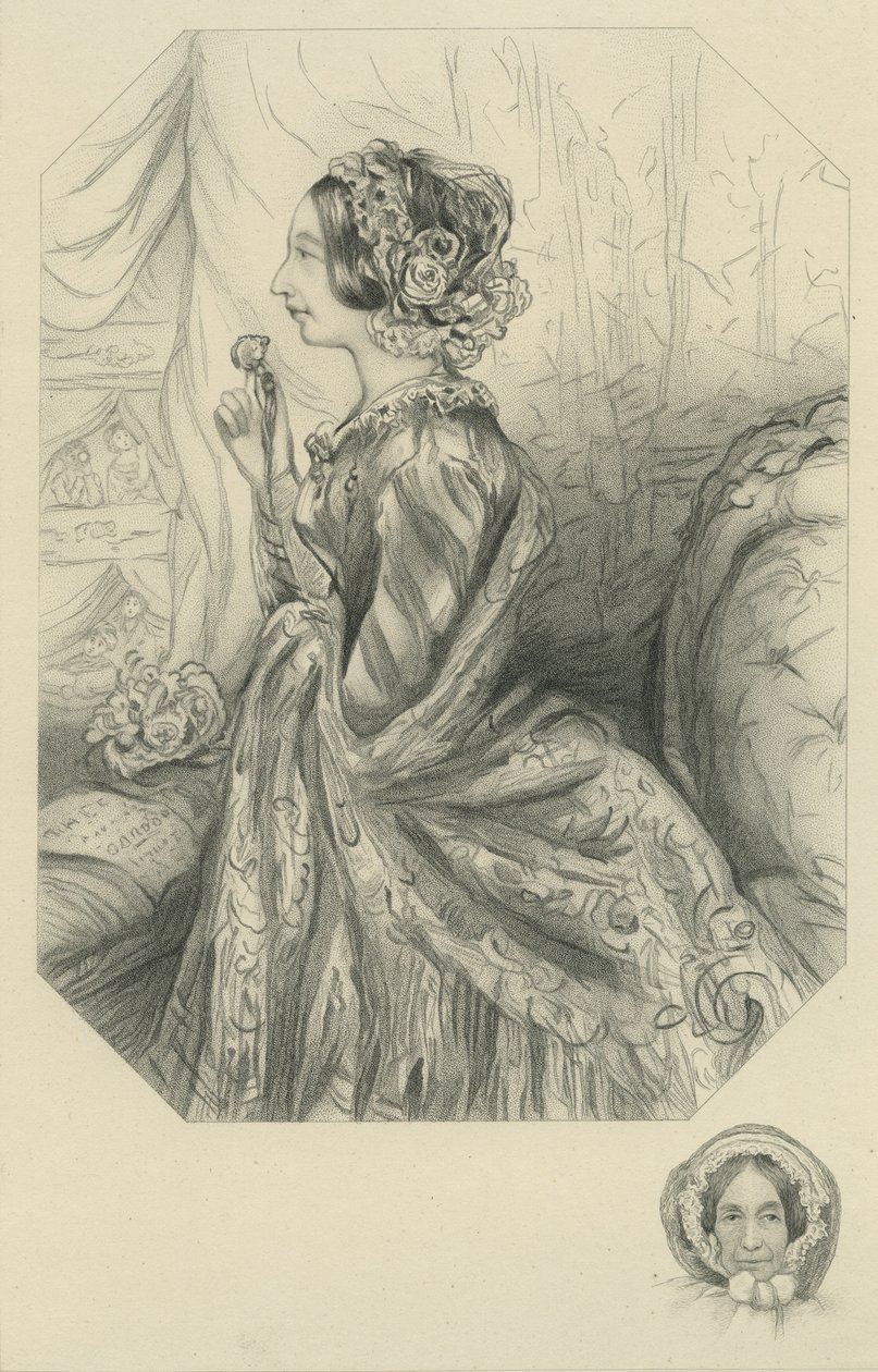 Mme John Dickens - Mère de Charles Dickens - Edwin Roffe